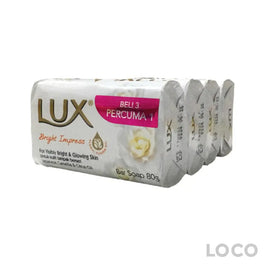 Lux Bright Impress Bar Soap 4X70G - Bath & Body